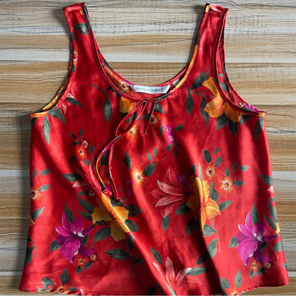 Victoria’s Secret Floral Satin Cami